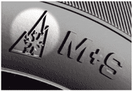 Winterband M&S symbool