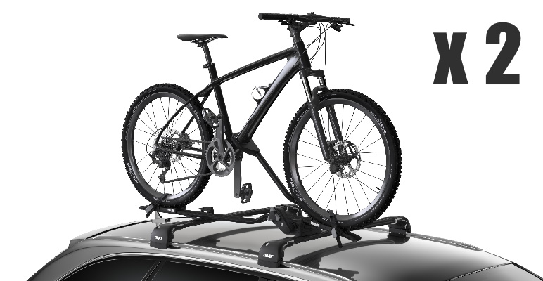 Fietsendrager dak 2 fietsen