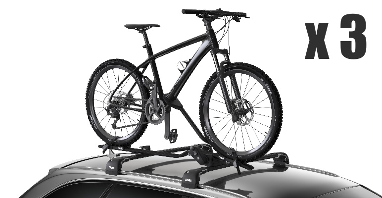 Fietsendrager dak 3 fietsen