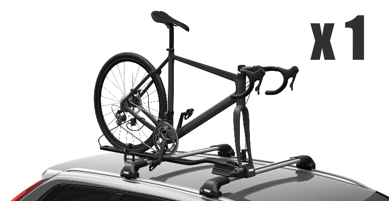 Fietsdrager dak voorvorkmontage 1 fiets